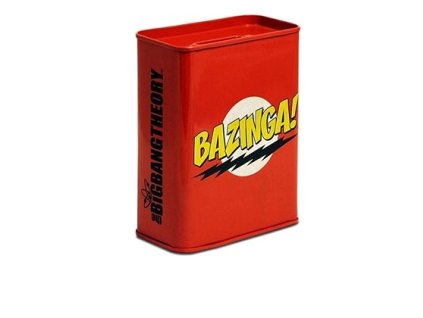 Plechová pokladnička Bazinga