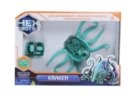Interaktivní zvířátko Hex Bots Kraken Green