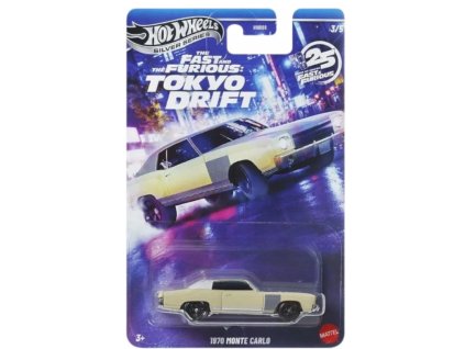 Hot Wheels Silver Series Fast and Furious Tokio Drift 1970 Monte Carlo