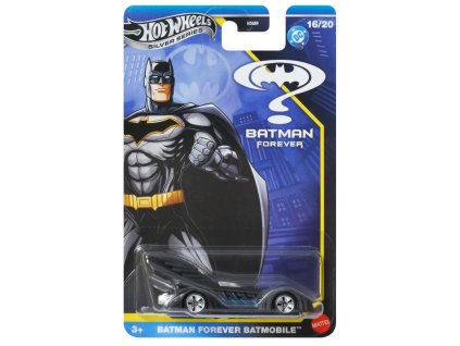 Hot Wheels Silver Series DC Batman Forever Batmobile černý