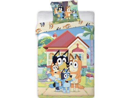 Dětské povlečení Bluey Family 100x140cm