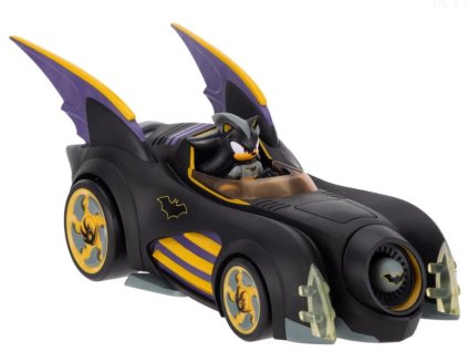 Auto DC Batmobile a Sonic the Hedgehog Shadow