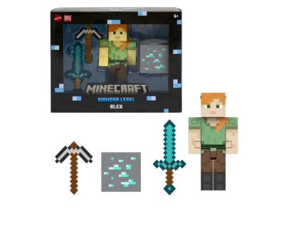 Figurka Minecraft Diamond Level Alex
