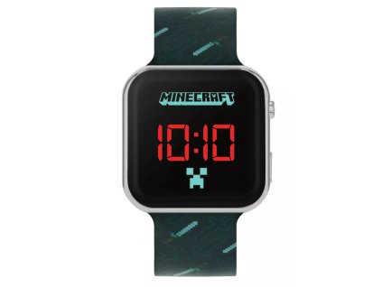 Hodinky Led Minecraft černé
