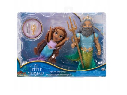 Figurky Malá mořská víla Ariel a Triton