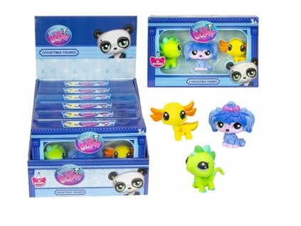 Figurky Littlest Pet Shop 3D Erasers 3ks