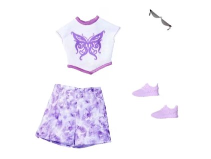 Obleček Barbie Set s motýlem
