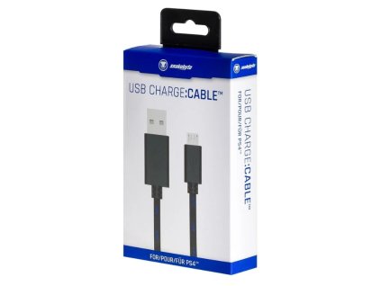 PS4 Snakebyte nabíjecí kabel černý 3m