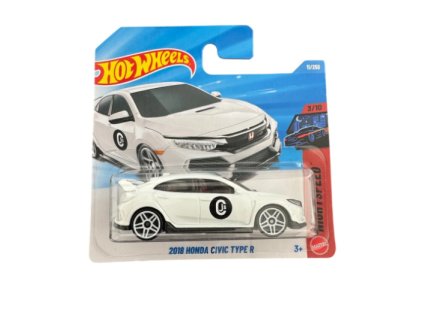 Hot Wheels 2018 Honda Civic Type R bílá