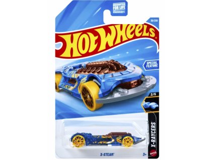 Hot Wheels X Steam modrý