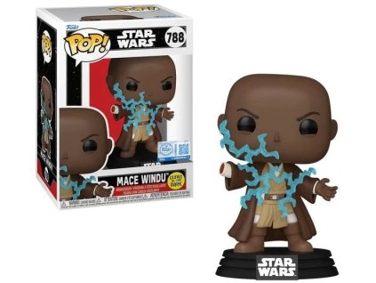 Funko Pop! 788 Star Wars Mace Windu Glows in the Dark