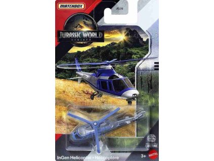 Matchbox Jurassic World InGen Helicopter 1