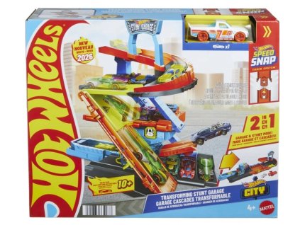 Hot Wheels City Transforming Stunt garáž