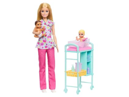 Barbie Dětská doktorka a 2 miminka