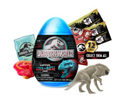 Vajíčko Jurský park Slime Velociraptor