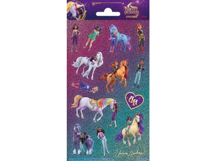 Samolepky Jednorožcí akademie typ C