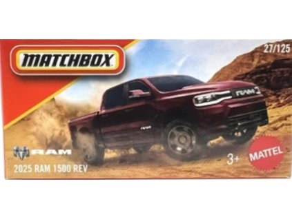 Matchbox 2025 Ram 1500 Rev box
