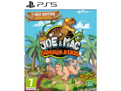 PS5 New Joe and Mac Caveman Ninja T Rex Edition