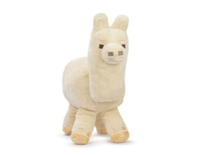 Plyšák Barrado Minecraft White Llama 30cm