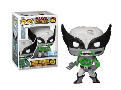Funko Pop! 662 Marvel Zombies Wolverine Glows in the Dark