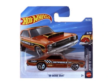 Hot Wheels 68 Dodge Dart oranžový