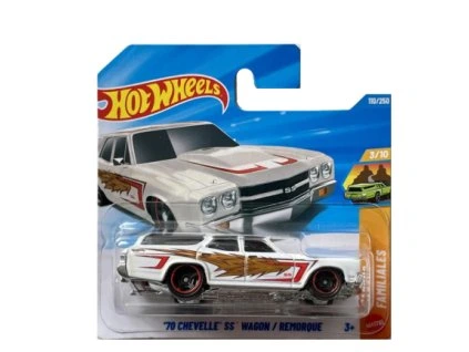 Hot Wheels 70 Chevelle SS Wagon bílé