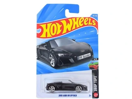 Hot Wheels 2019 Audi R8 Spyder černé