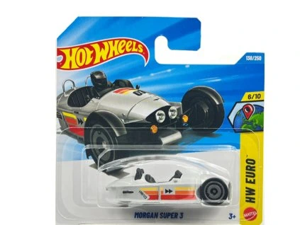Hot Wheels Morgan Super 3 šedý