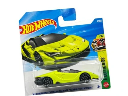Hot Wheels 16 Lamborghini Centenario Roadster zelené