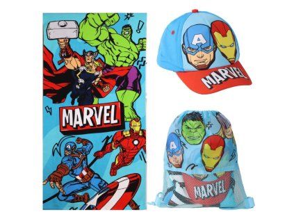 Set vak, čepice a ručník Marvel Avengers