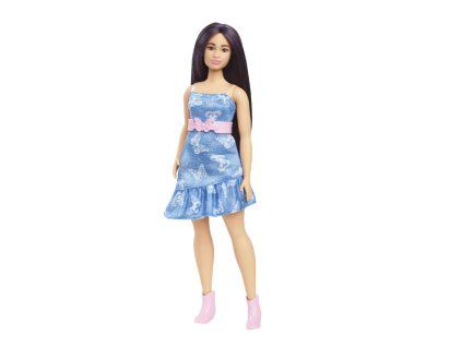 Barbie Modré šaty s motýlky