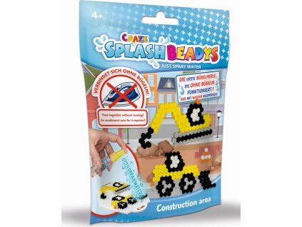 Korálky Craze Splash Beadys Stavební stroje