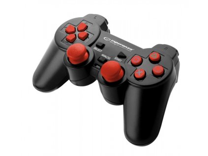 PS3 ovladač drátový EGG107R TROOPER BLACK/RED Nové