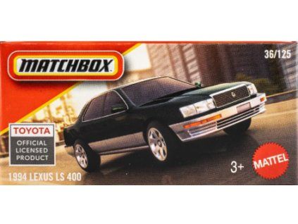 Matchbox 1994 Lexus LS 400 zelený