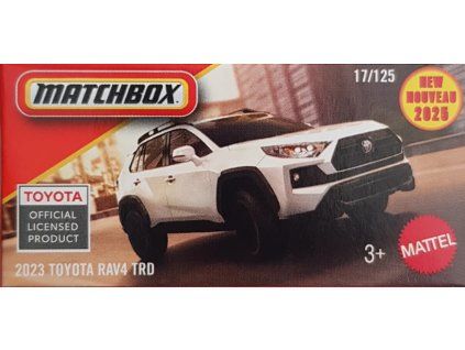 Matchbox 2023 Toyota RAV4 TRD bílý