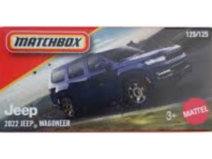Matchbox 2022 Jeep Wagoneer modrý OBAL Nov