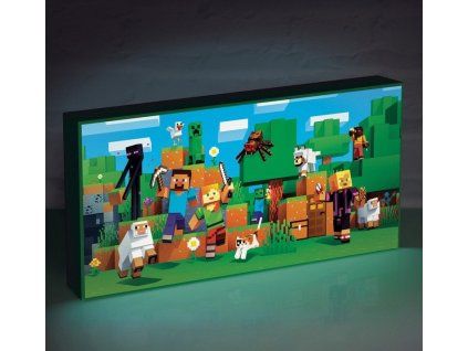 Svítící obraz Minecraft Isometric