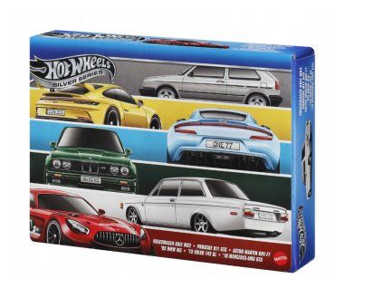 Hot Wheels Silver Series Euro Style Set 6ks