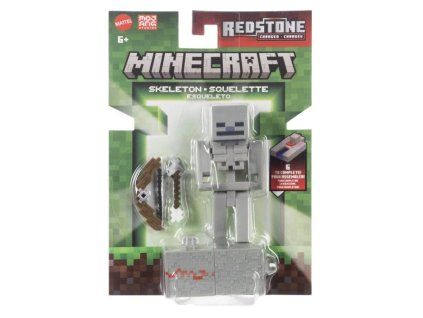Figurka Minecraft Redstone Charged Skeleton 8cm