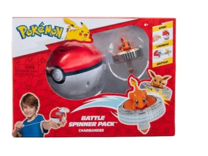 Pokémon Pikachu Battle Spinner Charmander