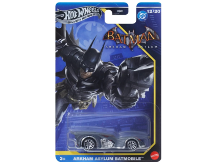 Hot Wheels DC Silver Series Batman Arkham Asylum Batmobile