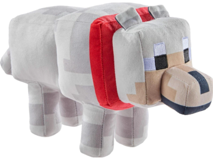 Plyšák Minecraft Tamed Wolf 20cm