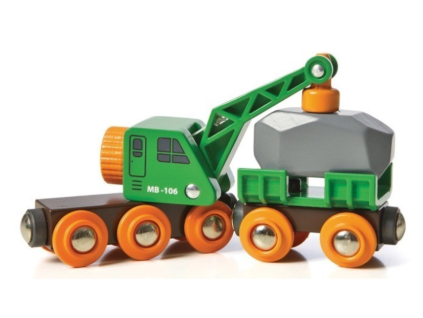 BRIO 33698 Chytrý jeřáb a vagon