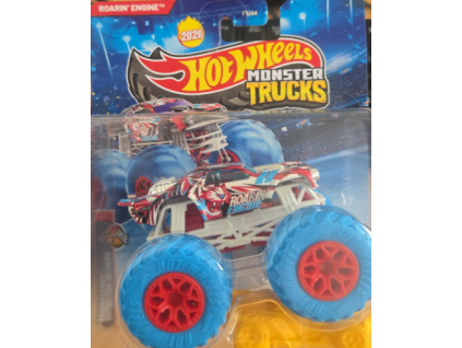 Hot Wheels Monster Trucks Roarin Engine Stripes Earned