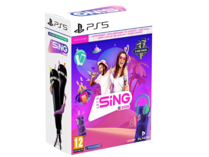 PS5 Lets Sing 2025 a 2 mikrofony