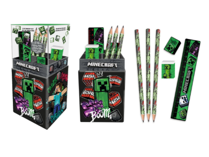 Stojan na tužky s příslušenstvím Minecraft