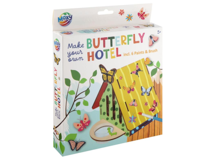 Výroba hotelu pro motýly