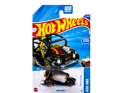 Hot Wheels Kick Kart černé