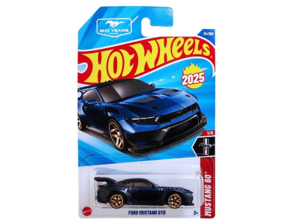 Hot Wheels Ford Mustang GTD modrý
