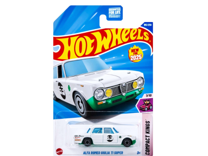 Hot Wheels Alfa Romeo Giulia TI Super bílá